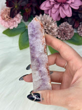 Load image into Gallery viewer, Amethyst Flower Agate Druzy Tower