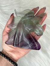Load image into Gallery viewer, Rainbow Fluorite Unicorn