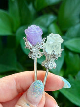 Load image into Gallery viewer, Crystal Roses with Metal Stems🌹