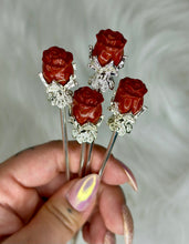 Load image into Gallery viewer, Crystal Roses with Metal Stems🌹