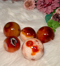 Load image into Gallery viewer, Carnelian Spheres