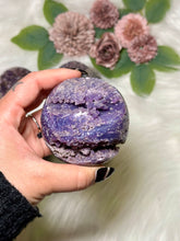 Load image into Gallery viewer, Grape Agate Spheres