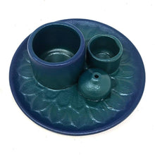 Load image into Gallery viewer, Ceramic Triple-Use Burner (Smudge Stick, Palo Santo, candle & Incense)