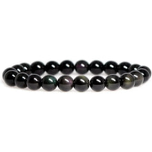 Load image into Gallery viewer, Rainbow Obsidian Bracelets 6mm