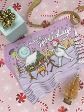 Load image into Gallery viewer, Snow Parade Holiday Postcard - 4 x 6" by Marybel Martin