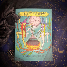 Load image into Gallery viewer, A Magical Brew for You - Happy Birthday - blank greeting card 4.5x6.5 " by Marybel Martin
