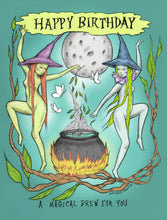 Load image into Gallery viewer, A Magical Brew for You - Happy Birthday - blank greeting card 4.5x6.5 " by Marybel Martin