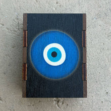 Load image into Gallery viewer, Matches • Evil Eye Wooden Matchboxes•