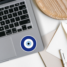 Load image into Gallery viewer, Evil Eye Vinyl Sticker 2.5"