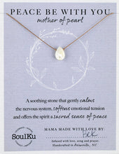 Load image into Gallery viewer, Mother of Pearl Gemstone Necklace