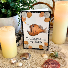 Load image into Gallery viewer, 4x6” Funny Anglerfish Greeting Card