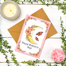 Load image into Gallery viewer, 4x6 Mother's Day Greeting Card - Butterfly Moon