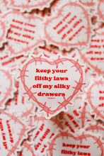Load image into Gallery viewer, Keep Your Filthy Laws Off My Silky Drawers Sticker