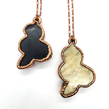 Load image into Gallery viewer, Gold Sheen Obsidian Serpent Necklace