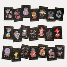 Load image into Gallery viewer, Nocturnal Garden Lenormand - Deluxe Ed - Art Nouveau Deck