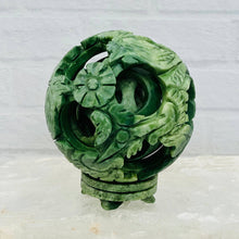 Load image into Gallery viewer, Carved Jade Puzzle Ball