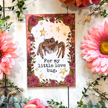 Load image into Gallery viewer, Valentine's Day Spider ( Love Bug) Card
