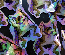 Load image into Gallery viewer, Toad Wizard - Holographic Sticker