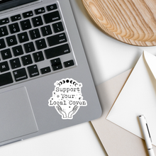 Load image into Gallery viewer, Support Your Local Coven Sticker 2.6"