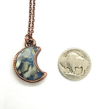 Load image into Gallery viewer, Petite Once in a Blue Moon Flower Agate Necklace