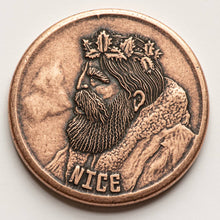 Load image into Gallery viewer, Naughty or Nice Copper Decision Maker - Krampus and Santa