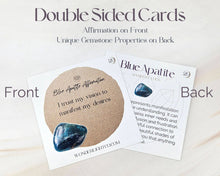 Load image into Gallery viewer, Blue Apatite ( Raw ) Mushroom Earrings