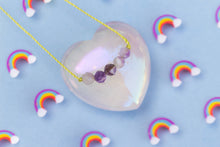 Load image into Gallery viewer, Amethyst Little Wishes Kids Necklace for Healing