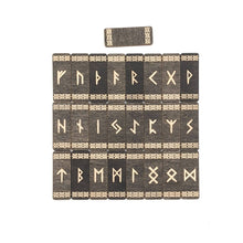 Load image into Gallery viewer, Elder Futhark Rune Staves in Coal