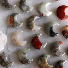 Load image into Gallery viewer, Small Crystal Carved Moons