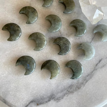 Load image into Gallery viewer, Small Crystal Carved Moons