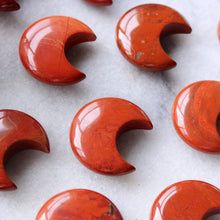 Load image into Gallery viewer, Small Crystal Carved Moons