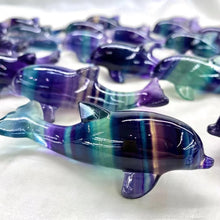 Load image into Gallery viewer, Rainbow Fluorite Dolphin