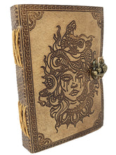Load image into Gallery viewer, Medusa Leather Journal 5x7"
