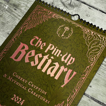 Load image into Gallery viewer, 2024 Calendar: The Pin-Up Bestiary