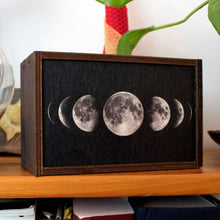 Load image into Gallery viewer, Moon Phases Full Color Tarot Card/Stash Box