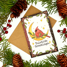 Load image into Gallery viewer, Witchy Yule / Christmas Greeting Card - Cardinal 4x6