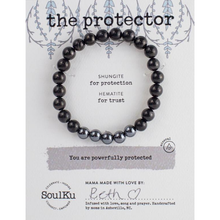 Load image into Gallery viewer, Shungite Men's Protector Bracelet