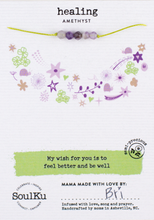 Load image into Gallery viewer, Amethyst Little Wishes Kids Necklace for Healing