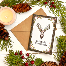 Load image into Gallery viewer, Witchy Yule / Christmas Greeting Card - Reindeer