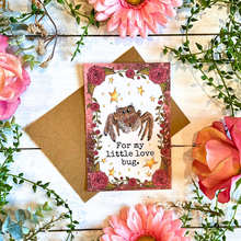 Load image into Gallery viewer, Valentine's Day Spider ( Love Bug) Card