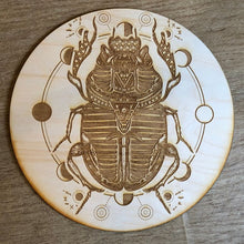Load image into Gallery viewer, Scarab Moon Phase Crystal Grid