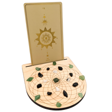 Load image into Gallery viewer, Torus Crystal Grid + Card Stand