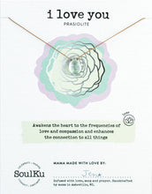 Load image into Gallery viewer, Prasiolite Luxe Necklace - I Love You