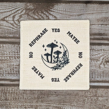 Load image into Gallery viewer, Mushroom Moon Phase Travel Pendulum Board Mat