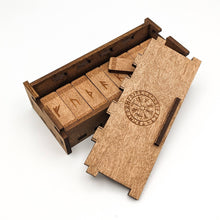 Load image into Gallery viewer, Elder Futhark Rune Staves in Smoke