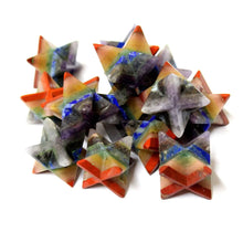 Load image into Gallery viewer, 7 Stone Chakra Merkaba