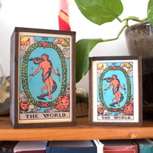 Load image into Gallery viewer, Tarot - 21 - The World Full Color Stash Box