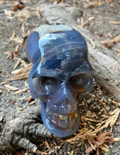Load image into Gallery viewer, Druzy Agate Skull - Large