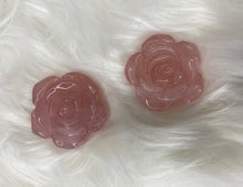 Load image into Gallery viewer, Rose Quartz Carved Roses