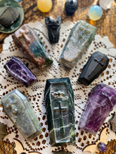 Load image into Gallery viewer, Crystal Carved Coffins ⚰️ Halloween